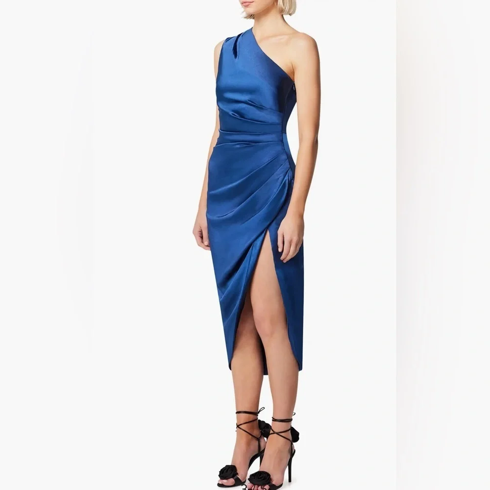 prom white and gold dress Beautiful Long Gold Mermaid Sleeveless Glitter Prom Dress with Veil   misshow.com